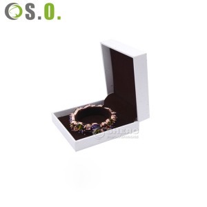 Caixas de papel luxuosas personalizadas com novo design de alta qualidade para joias de anel