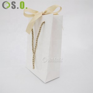 [Copy] Custom Printed Your Own Logo White Brown Kraft Gift Craft Shopping Paper Bag With Handles