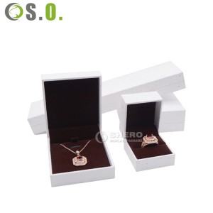 Boîtes de papier de luxe faites sur commande de nouvelle conception de qualité supérieure pour des bijoux d'anneau
