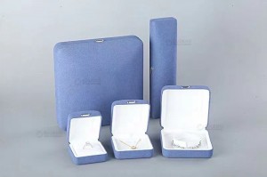 Wedding Velvet Jewelry Packaging Organizer Storage Gift Box