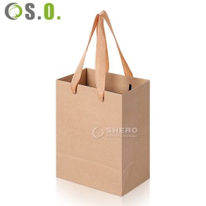 White Black Paper Bag With Logo,Recycled Brown Kraft Paper Bags With Handle,Custom Kraft Paper Shopping Bag With Your Own Logo