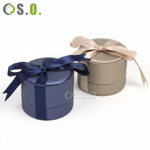 Высокое качество браслет кольцо кулон подарочные коробки для упаковки ювелирных изделий из искусственной кожи