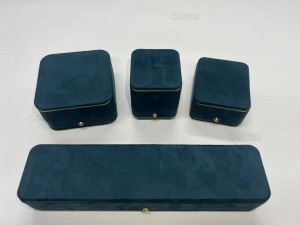 Custom Logo Plastic Velvet Jewellery Boxes