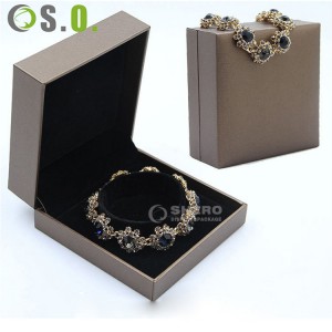 Cost-effective jewellery boxes bijoux Custom logo jewelry packaging box