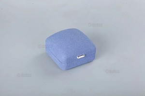 Manufacturers Direct Sales Iron Embryo Flannelette Jewelry Box Ring Locket Jewelry Box Custom