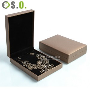 Cost-effective jewellery boxes bijoux Custom logo jewelry packaging box