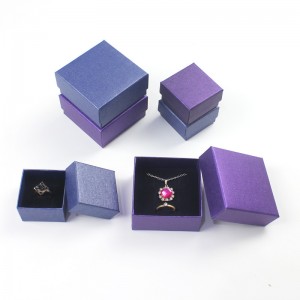 Custom Logo Beautiful Design Rigid Cardboard Paper Jewelry Gift Box