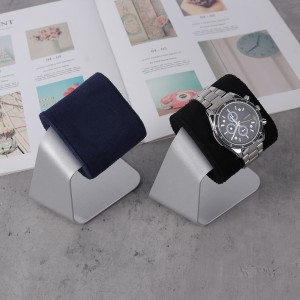 Nieuwe stijl sieraden ketting display leer fluwelen roterende horlogehouder display horloge displaystandaard