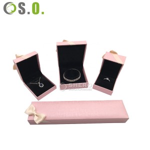 Manufactory storage plastic blue gift jewelry advertising packing display  ring jewellery box