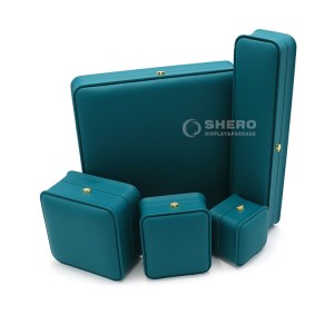 Shero Wholesale Custom Jewelry Boxes Pu Leather Bracelet Peal Necklace Jewelry Gift Packaging Box