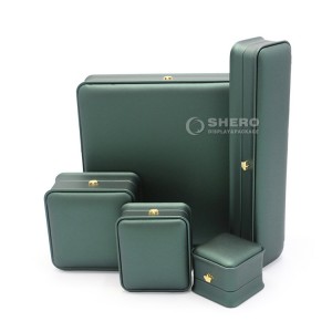 Shero Wholesale Custom Jewelry Boxes Pu Leather Bracelet Peal Necklace Jewelry Gift Packaging Box