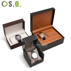 Factory Wholesale Pu Wooden Watch Package Man&Women Watch Storage Boxes With Logo