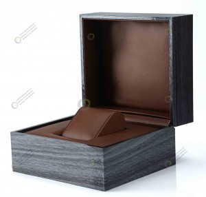 Kotak Perhiasan Harga Grosir Pribadi untuk Cincin Kotak Hadiah Natal Kotak Jam Tangan Kayu