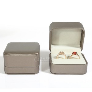 Оптовая продажа роскошных подарков из матовой искусственной кожи ювелирные изделия кольцо коробка браслет упаковочные коробки