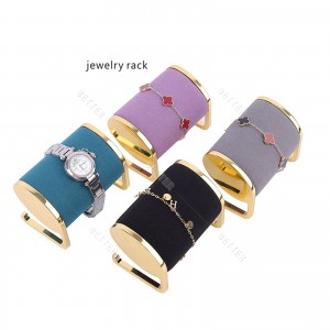 Nuovo design in metallo espositore per gioielli fatto a mano braccialetto collana orologio espositore espositore per gioielli