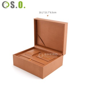 Men Women PU Leather Luxury Watch Display Case Bracelet Storage Jewelry Boxes Gift Watch Box