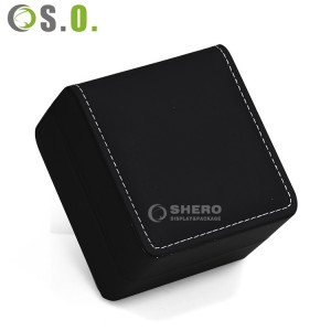 High End New Design Pu Leather Watch Bangle Boxes Customized Jewelry Package With Logo