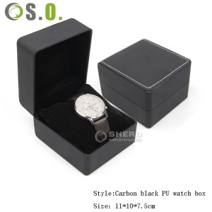 Hot Sell Brown Round Travel Watch Box Case 1 2 3 Slots Custom Logo Red Green Black Brown Pu Leather With Velvet Watch Roll