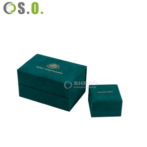 Hadiah kemasan Perhiasan Kotak Kertas Kemasan Kustom Kosmetik, Kotak Laci Pengiriman Kemasan Daur Ulang dengan Pegangan