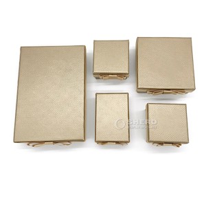 2022 Wholesale Customized Eco Friendly Craft Paper Jewelry Storage Box High Quality Paper Boxes For Jewelry Ring Boxes Jewellery