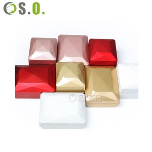 luxury Custom earrings necklace chain boxes ring jewelry boxes jewellery packaging with led light