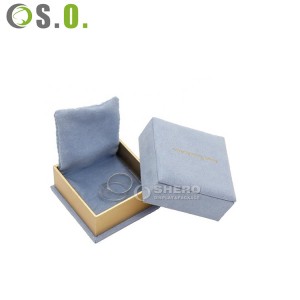 Высококачественная простая зеленая кофейная упаковка для ювелирных изделий с подвеской в ​​небольшой бумаге Подарочная коробка
