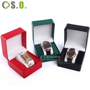 Factory custom wholesale high quality PU Leather watch box luxury watch box packaging gift box watch