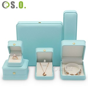 Small Gift Box Luxury Custom Logo Leather Jewelry Gift Box