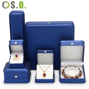 Small Gift Box Luxury Custom Logo Leather Jewelry Gift Box