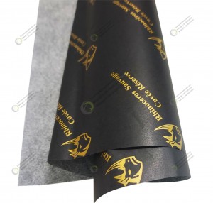 Papel de seda por atacado de alta qualidade, papel de embalagem personalizado, papel de embrulho com logotipo impresso