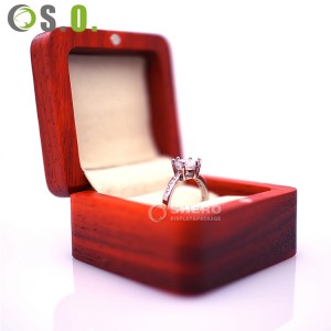 Jual panas kilang mewah borong kotak perhiasan kayu khas kotak cincin kotak perhiasan kayu