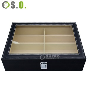 SHERO Jewelry Boxes Display Best Gift Storage Box for Quartz Watches PU Leather Watch Case Holder Organizer watch box