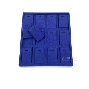 Wholesale Removable Jewellery Tray Inserts Plastic Finger Ring Stud Earring Gemstone Display Tray Jewelry Plastic Tray