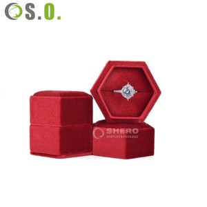 velvet jewelry box custom wedding ring box earring pendant bangle bracelet necklace organizer jewellery packaging gift box