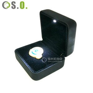 Custom Fashionable Ring Earring Pendant Bracelet box with Led