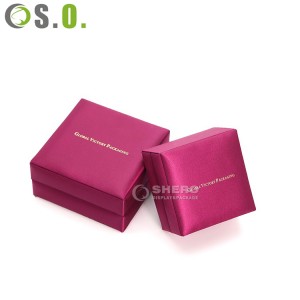 China Manufactory storage plastic blue gift jewelry advertising packing display lcd ring jewellery box