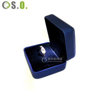 Custom Fashionable Ring Earring Pendant Bracelet box with Led