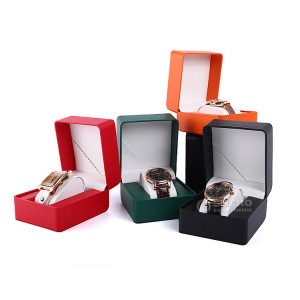 Pu Watch Boxes Customized Jewelry Holder New Design Leather Jewelry Package