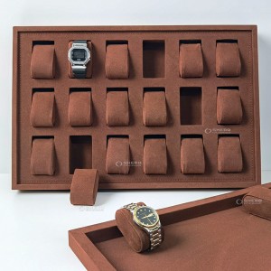 2022 novo produto local relógio exibição bandeja travesseiro suporte de exibição suporte de exibição bandeja de relógio