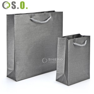 Venda quente impressão de logotipo personalizado reciclar sacola de compras de papel kraft para presente
