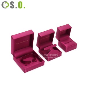 China Manufactory storage plastic blue gift jewelry advertising packing display lcd ring jewellery box
