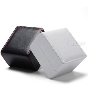 Low MOQ PU Leather Green Watch Box Custom Logo Luxury Watch Packaging Boxes Watch Gift Box