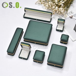 High End Luxury Ring Necklace Gift Packaging Pu Leather Jewellery Box