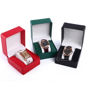 Pu Watch Boxes Customized Jewelry Holder New Design Leather Jewelry Package