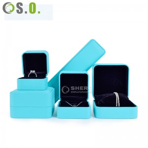Factory Price Wholesale Pu Leather Gift Ring Bangle Packaging Boxes Jewelry