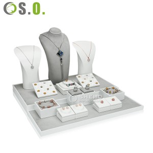 Shero Set Display Perhiasan Jendela Keluaran Baru Dekorasi Cincin Gelang Gelang Anting Set Display