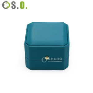 Shero Neueste Armreif-Armband-Boxen, neue individuelle Schmuck-Ring-Box aus Pu-Leder mit individuellem Logo