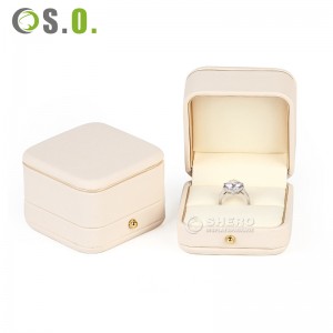 Factory Custom Logo High Quality Luxury Wholesale Pu Leather Jewelry Box