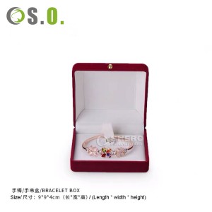 Caixa de brinco de veludo com logotipo personalizado, caixa de metal para joias, caixa de presente de embalagem para casamento