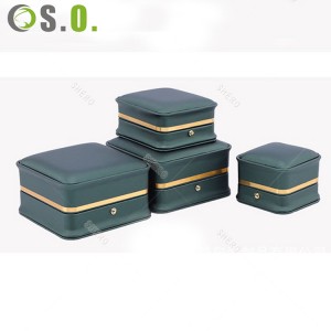 Kotak Hadiah Mewah Kotak Barang Kemas Tepi Emas Premium Kotak Hadiah Cincin Loket Gelang Kalung Kotak Barang Kemas Mutiara